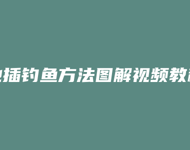 地插钓鱼方法图解视频教程