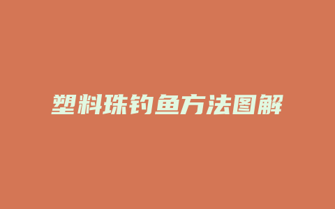 塑料珠钓鱼方法图解